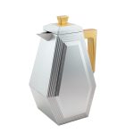 Geometric Tea & Coffee Vacuum Flask Set 2Pcs 1.4L Silver - 016 02