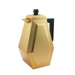 Geometric Tea & Coffee Vacuum Flask Set 2Pcs 1.4L Gold - 017 02