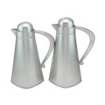 Modern Tea & Coffee Vacuum Flask Set 2Pcs 1.75L Silver Mat - 018 01