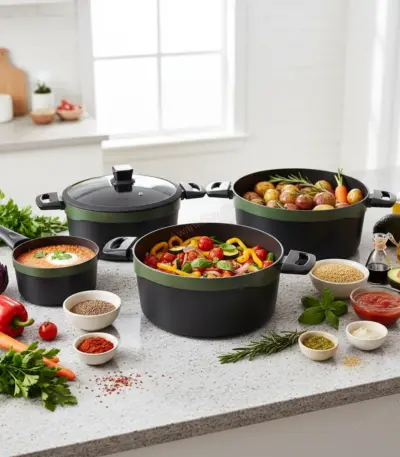 Granite Non-Stick Casserole-Impressive Dinner Parties