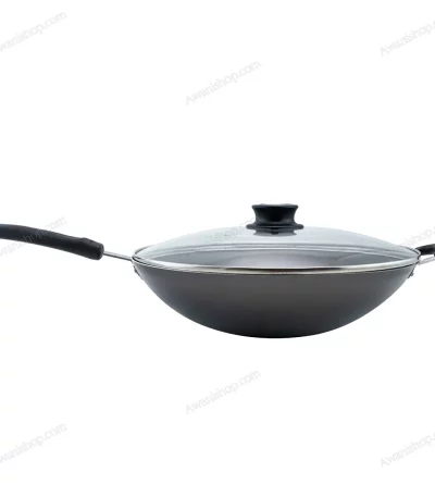 Black Non-Stick Wok 36 cm 6L