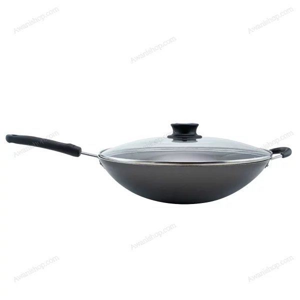 Black Non-Stick Wok 36 cm 6L