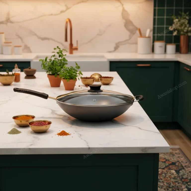 Black Non-Stick Wok 36 cm 6L — Easy Maintenance Seekers