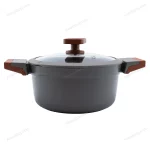 Granite Non-Stick Casserole Dark Grey 20 cm