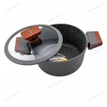 Granite Non-Stick Casserole Dark Grey 20 cm — view 2