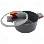Granite Non-Stick Casserole Dark Grey 24 cm — view 2