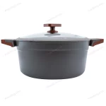 Granite Non-Stick Casserole Dark Grey 28 cm