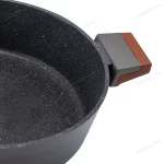 Granite Non-Stick Low Casserole 28 cm Dark Grey — view 3