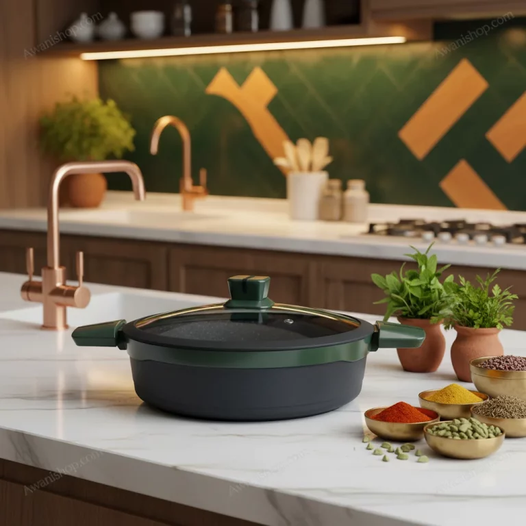 Granite Non-Stick Low Casserole 28 cm — Durable and Stylish