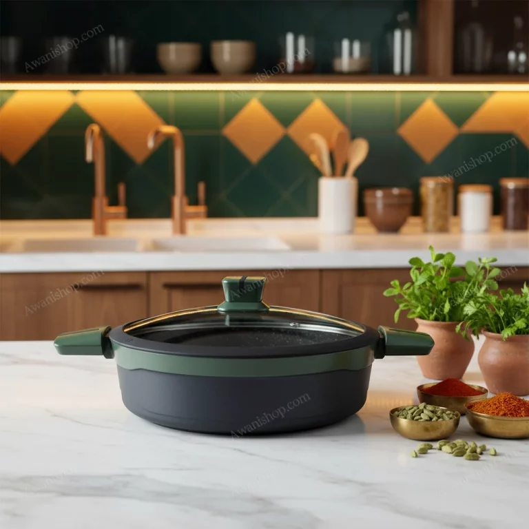 Granite Non-Stick Low Casserole 28 cm — Healthy Cooking