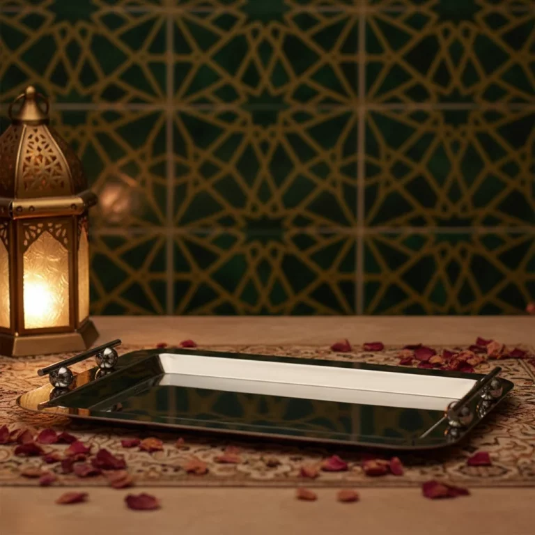 Modern Luxury Stainless Steel Serving Tray — Corporate Events