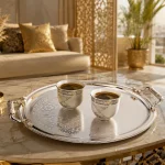 Stainless Steel Oval 3 Pieces Tray Set — view 2