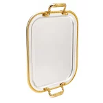 Stainless Steel Rectangle 3 Pieces Tray Set — view 4