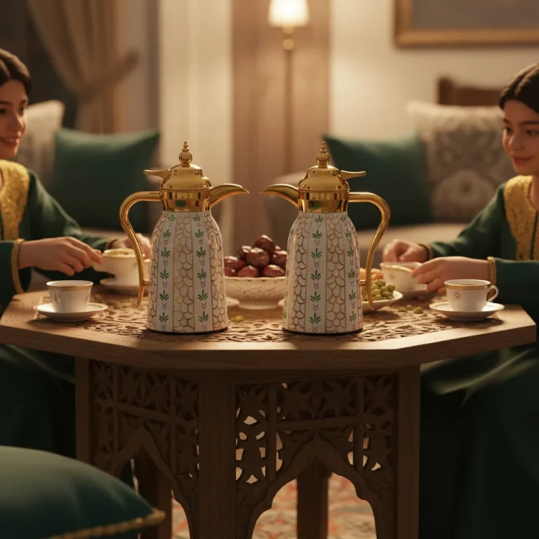 Traditional Arabic Flask Set 2Pcs 2L — Family Gatherings