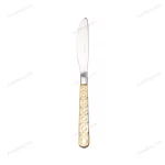38-Piece Stainless Steel Cutlery Set with Stand – Silver & Gold Patterned — view 5