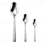 38-Piece Stainless Steel Cutlery Set with Stand – Floral Silver — view 5