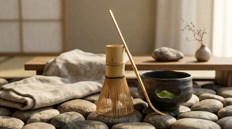Bamboo Matcha Whisk and Scoop Set – 2 Piece - Culinary Exploration Adventure