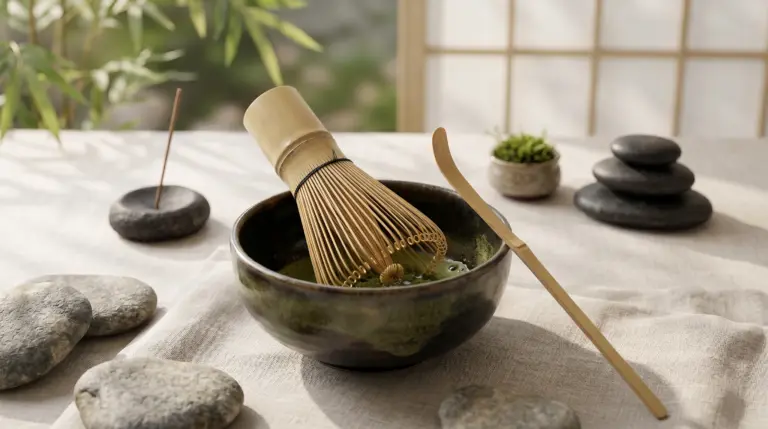 Bamboo Matcha Whisk and Scoop Set – 2 Piece-Mindful Meditation Moments