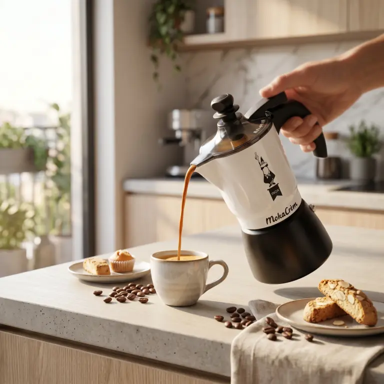 Classic Espresso Maker with Crema Piston – 3 Cup-Afternoon Coffee Break Bliss