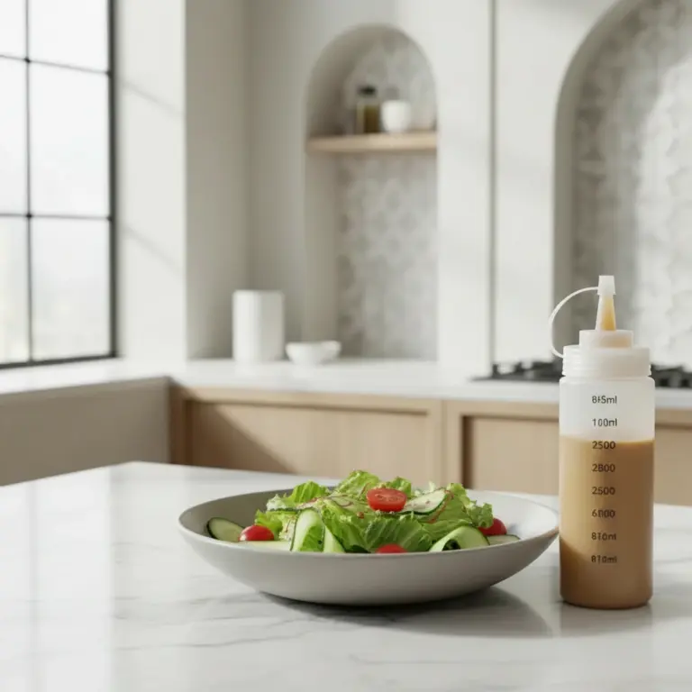 Clear Plastic Squeeze Bottle with Volume Markings 450ml-Gourmet Salad Dressing Precision