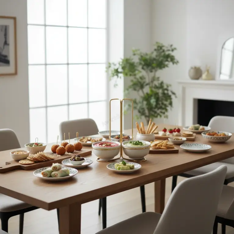 Decorative Serving Stand with Two Ceramic Bowls-Stylish Social Gatherings