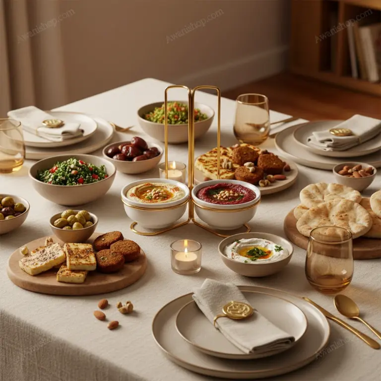 Decorative Serving Stand with Two Ceramic Bowls-Refined Holiday Entertaining