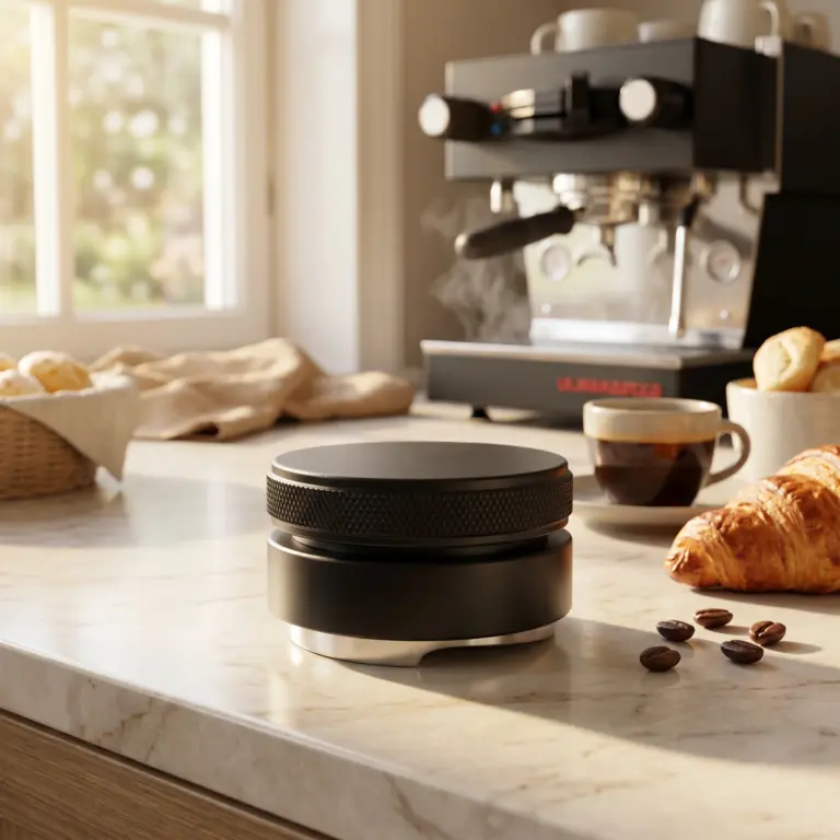 Espresso Coffee Distributor Leveler 53mm – Adjustable-Perfect Morning Ritual
