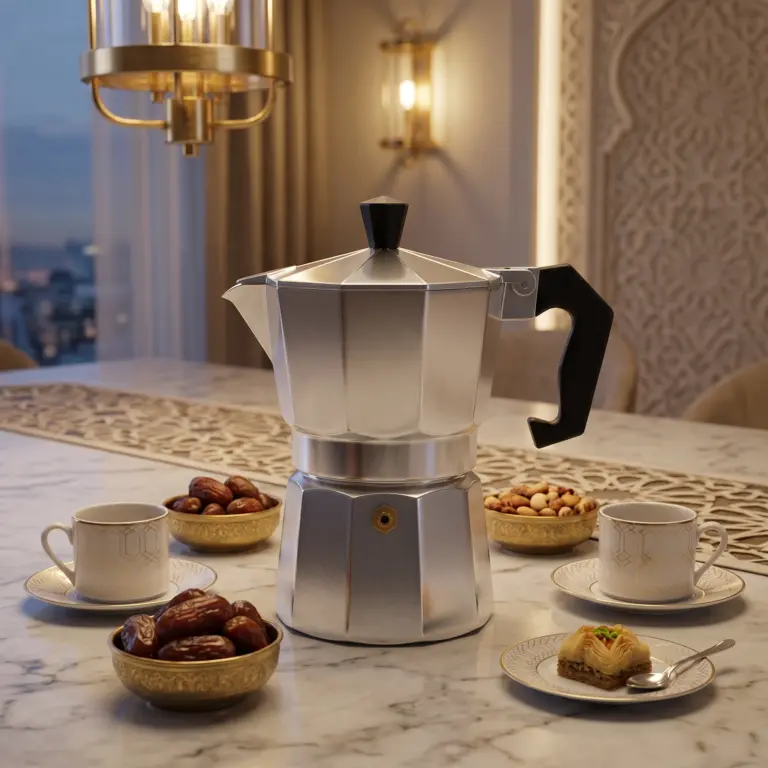 Espresso Moka Pot 200ml – Silver-Elegant Dinner Companion