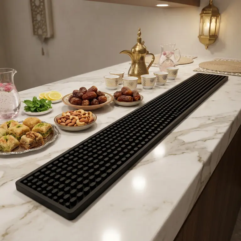 Homestia Food-Grade Silicone Bar Runner Mat 60×8cm-Organizational Gurus