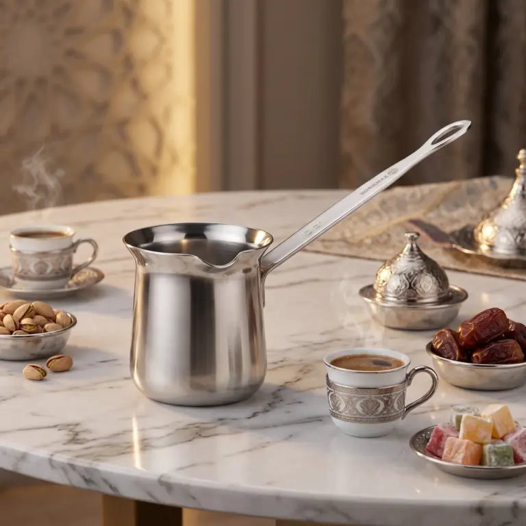 Korkmaz Turkish Coffee Pot – Stainless Steel Cezve-Elegant Dinner Conclusion