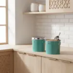 Limon 2-Piece Kitchen Canister Set -Aromatic Spices