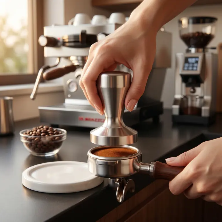 Stainless Steel Espresso Tamper 51mm-Effortless Daily Mastery