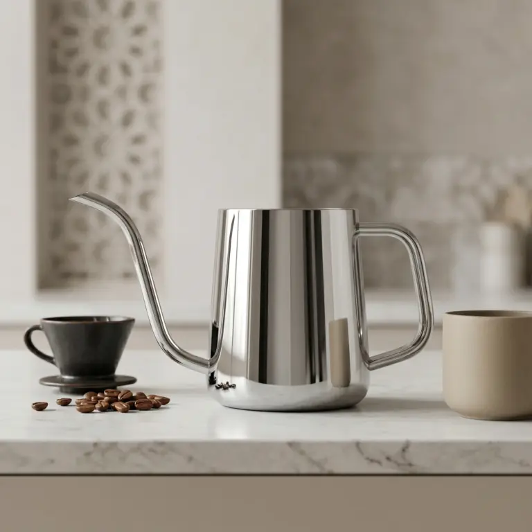 Stainless Steel Hanging Ear Coffee Hand Pot-Minimalist Aesthetics