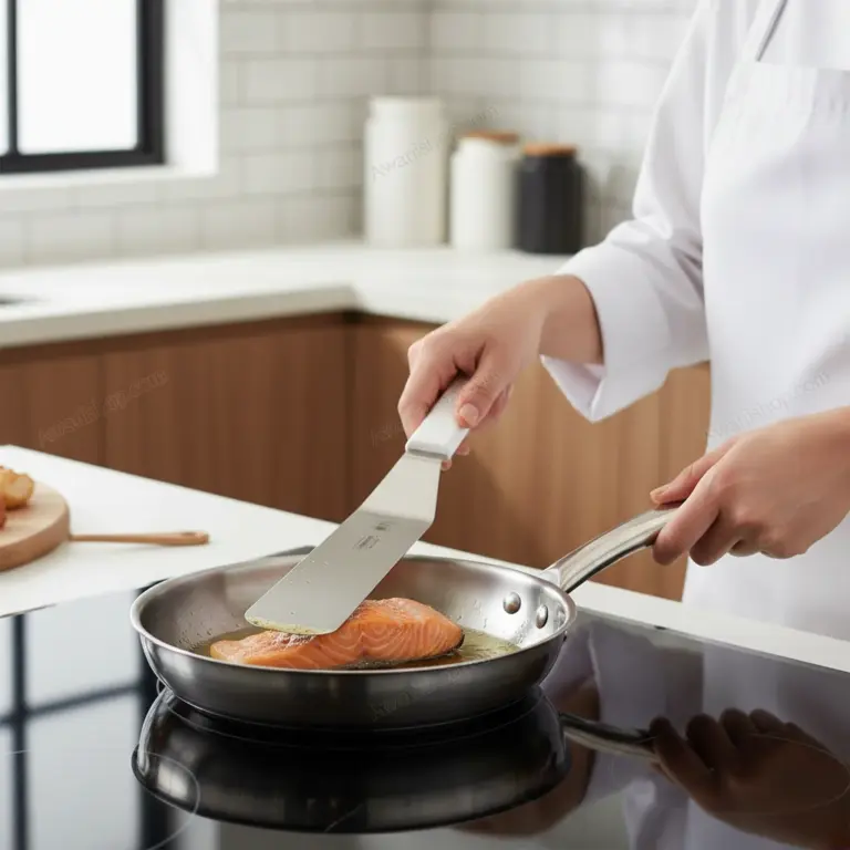 Tramontina Professional Offset Spatula – Stainless Steel-Safety-Conscious Cooks