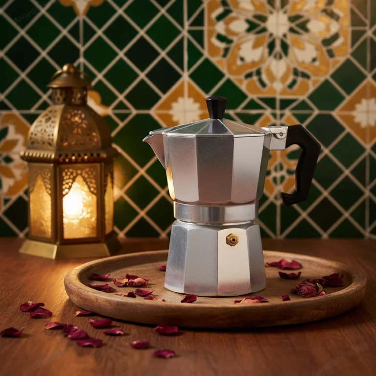 Espresso Moka Pot 200ml – Silver — Elegant Dinner Companion