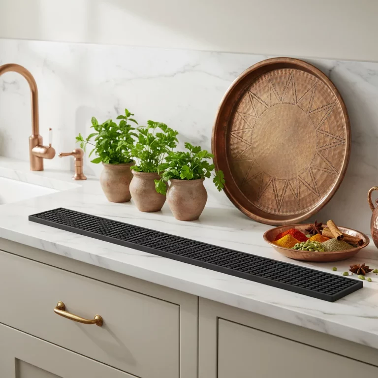 Homestia Food-Grade Silicone Bar Runner Mat 60×8cm — Professional Chefs