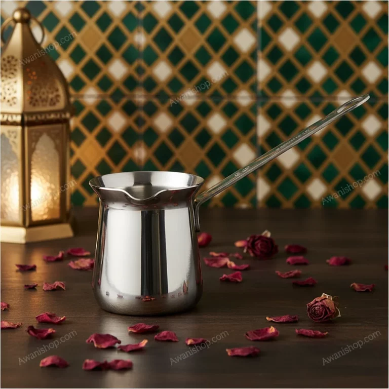 Korkmaz Turkish Coffee Pot – Stainless Steel Cezve — Afternoon Delight