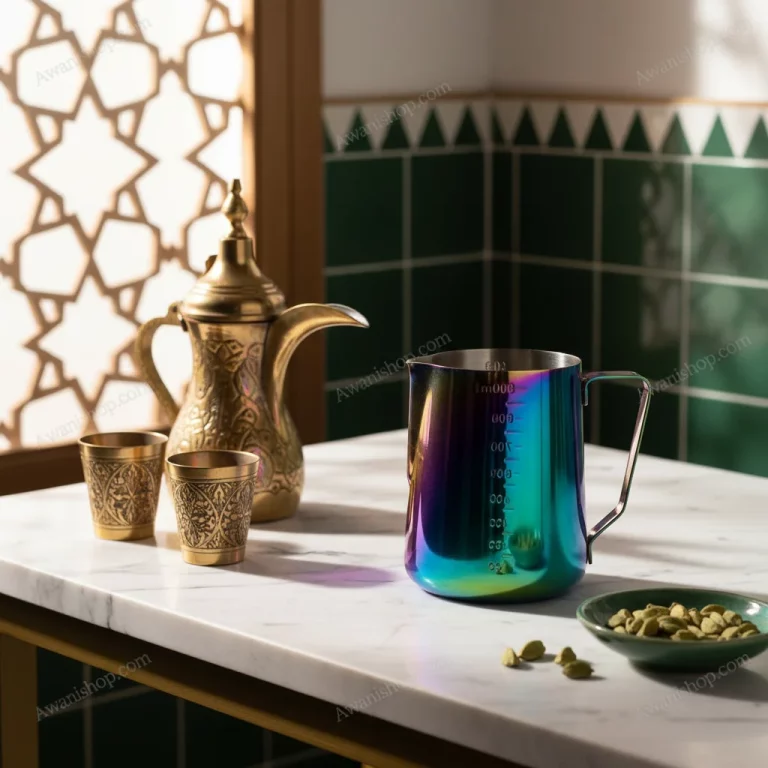 Rainbow Stainless Steel Milk Frothing Pitcher 900ml — Mindful Coffee Breaks