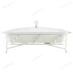 Rectangular Ceramic Buffet Food Warmer – Size 15