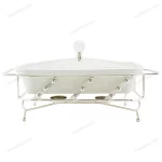 Rectangular Ceramic Buffet Food Warmer – Size 12