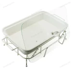 Rectangular Ceramic Buffet Food Warmer – Size 15 — view 2