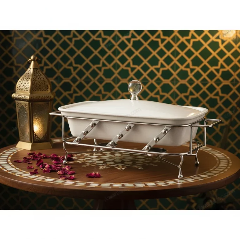 Rectangular Ceramic Buffet Food Warmer — Corporate Events