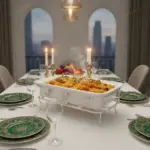 Rectangular Ceramic Buffet Food Warmer — Family Celebrations