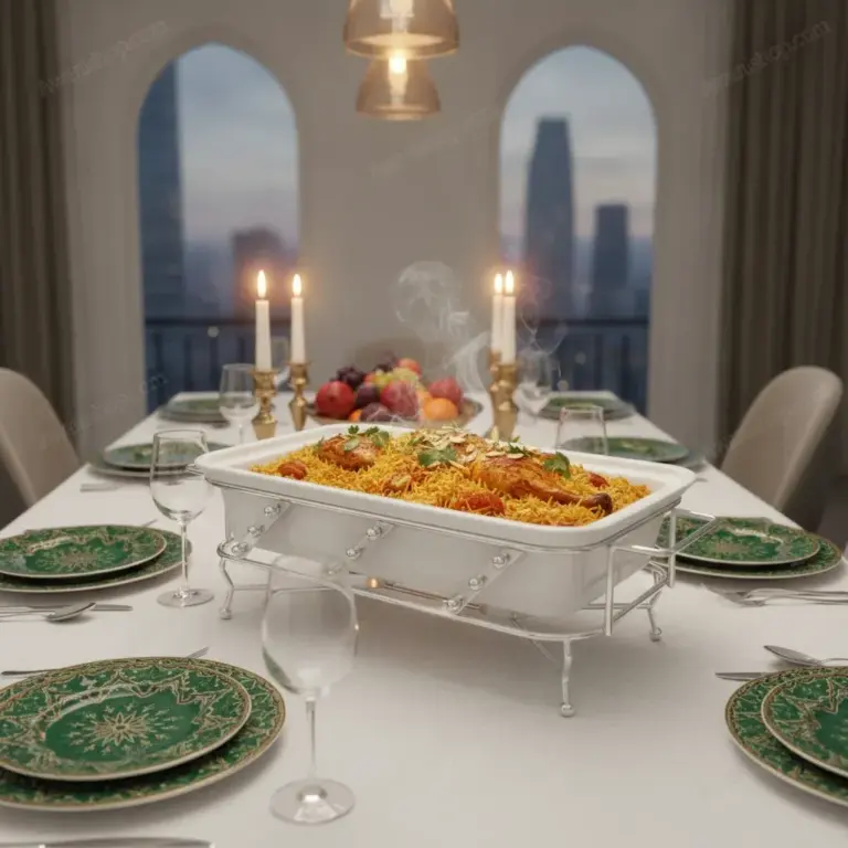 Rectangular Ceramic Buffet Food Warmer — Family Celebrations