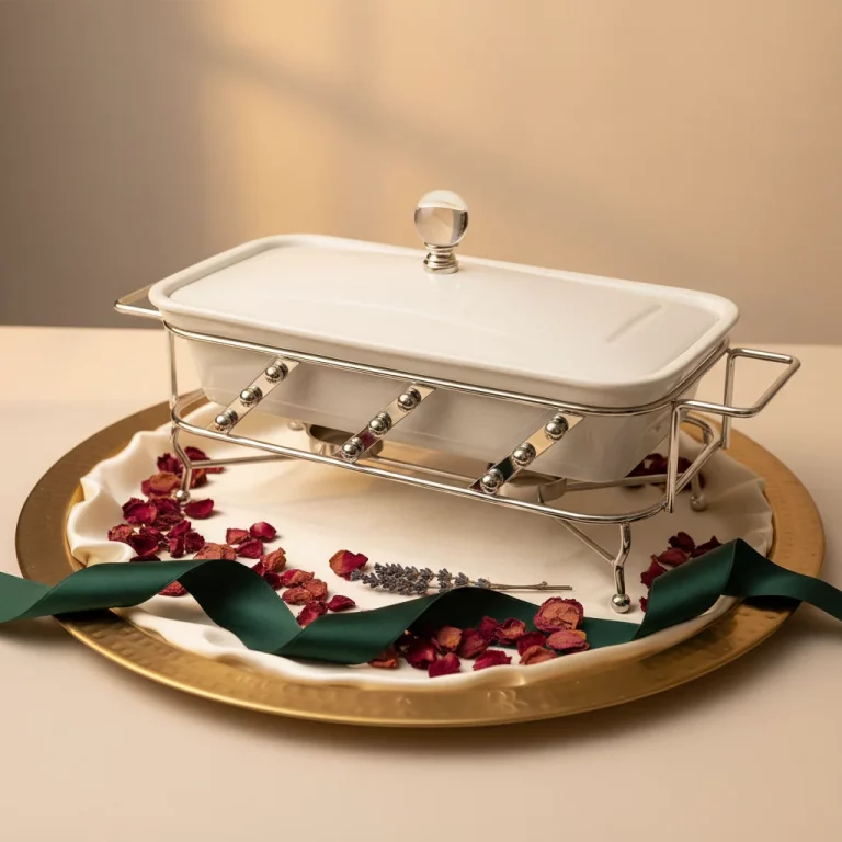 Rectangular Ceramic Buffet Food Warmer — Wedding Banquets